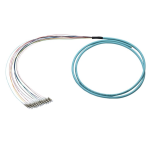 [TCM-12PLCUM1-5] Tconnect Fiber Pigtail LC Multimode 12 Fiber 62.5/125µm (OM1) 5m